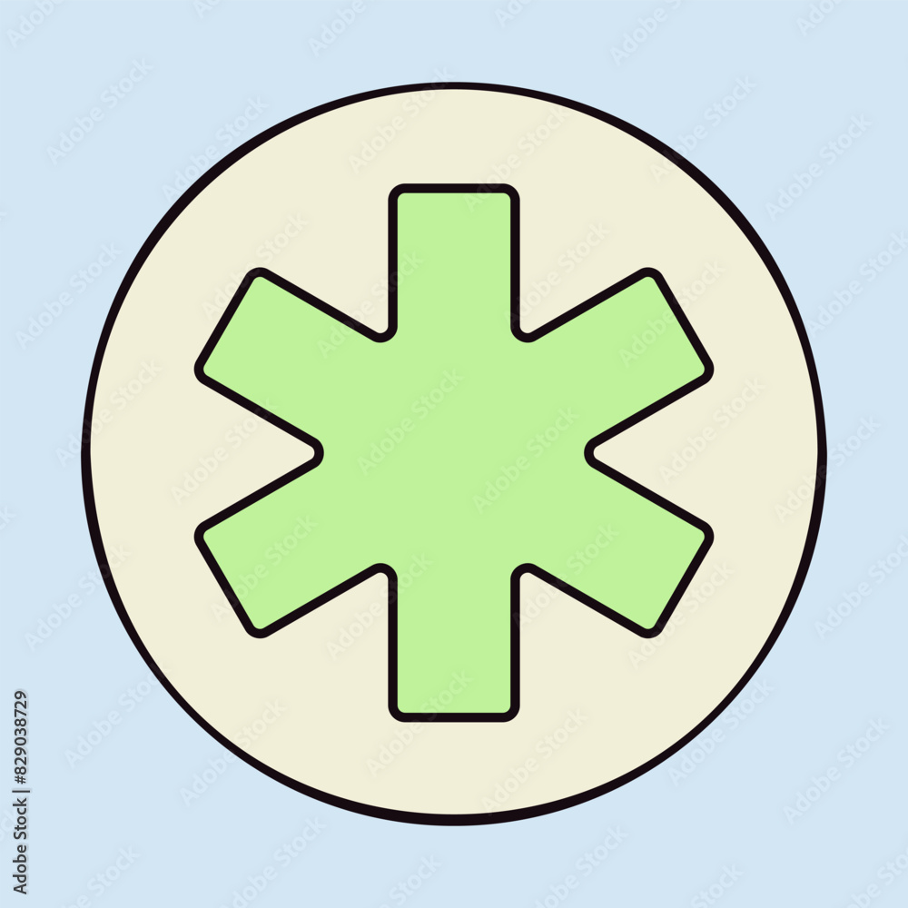 Medical Emergency Care glyph vector icon Medical Emergency Care glyph vector icon