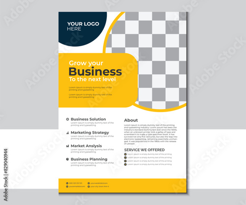 modern flyer design 