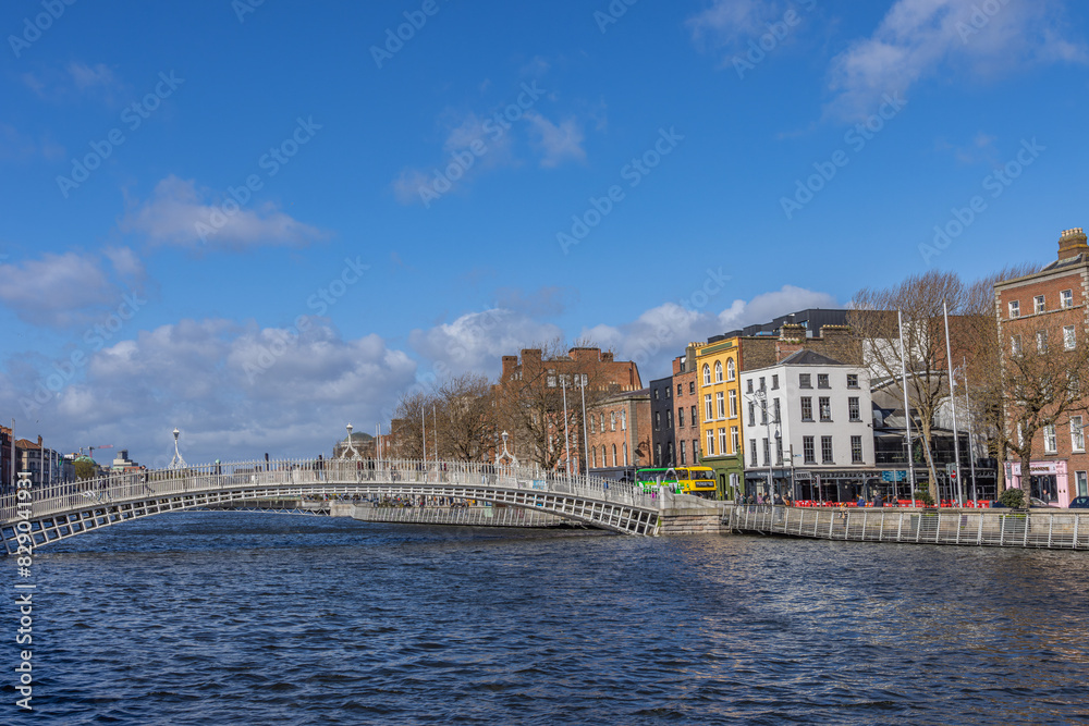 Naklejka premium Dublin, Ireland - April 7 2024 