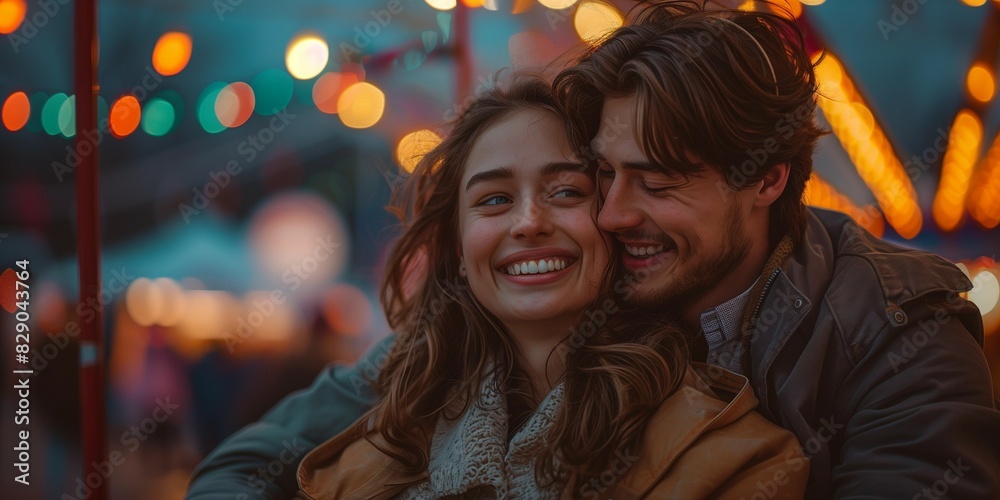 Couples' Celebration at the Carnival, generative ai