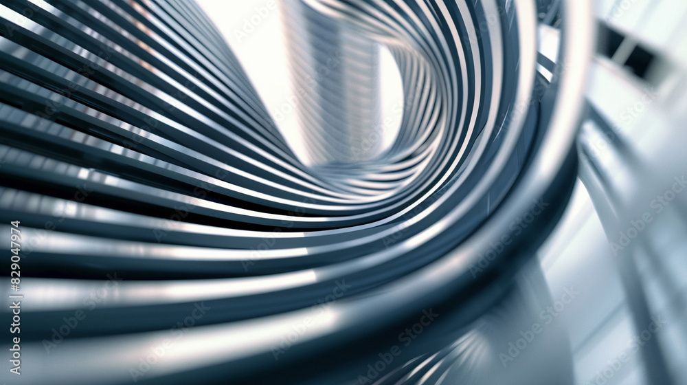 Fototapeta premium Ethereal Urban Symphony: Abstract Architectural Textures