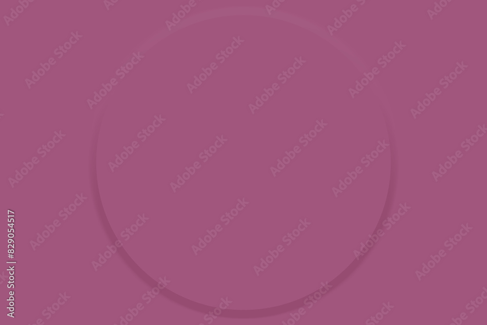 modern minimal pink background with 3d circle and free space