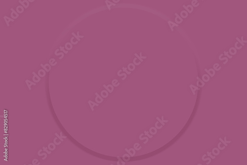 modern minimal pink background with 3d circle and free space © Iveta