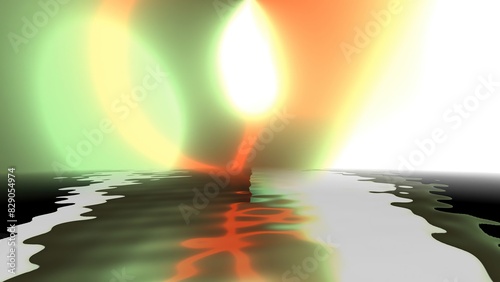 Abstract background reflecting in water