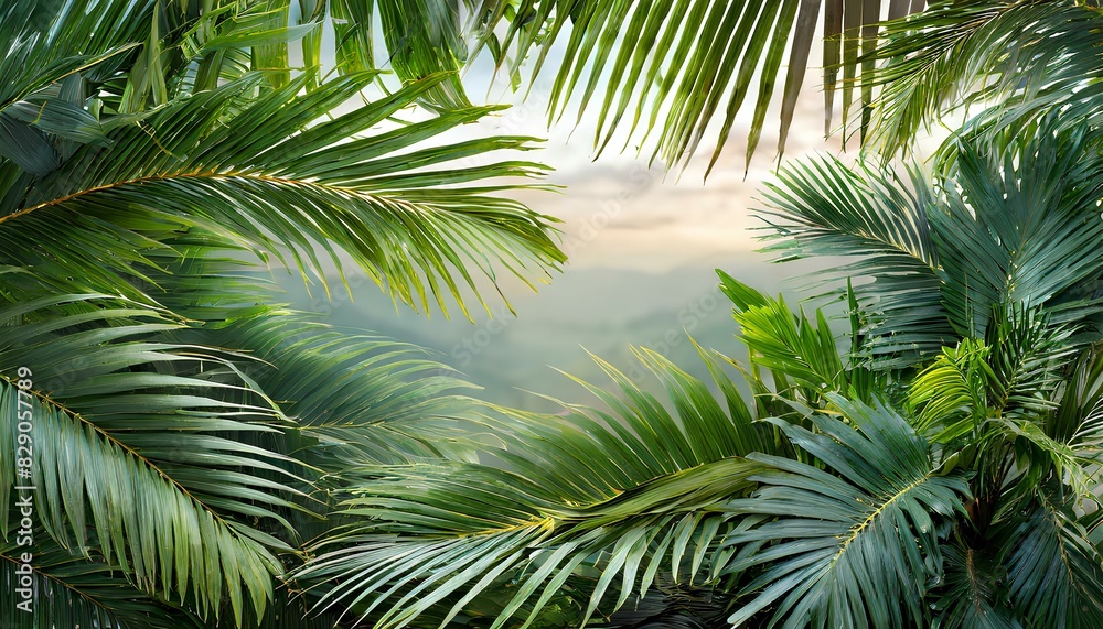 A lush green forest with a mountain in the background A lush green forest with a mountain in the background