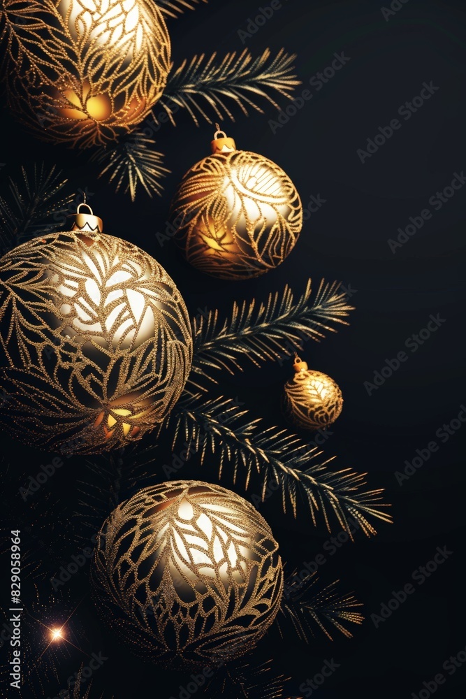 Merry Christmas and happy new year. Christmas holiday background illustration Merry Christmas and happy new year. Christmas holiday background illustration