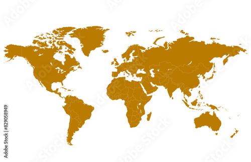 carte du monde