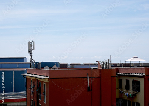 Mobile repeaters on residential building