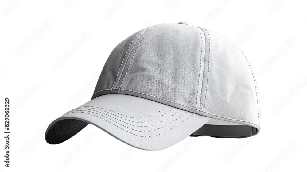 Fototapeta premium Sports cap with transparent background and white shadow.