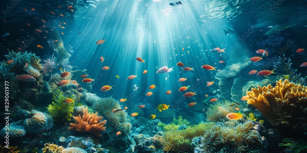 Serenity of the Deep Blue, generative ai Serenity of the Deep Blue, generative ai