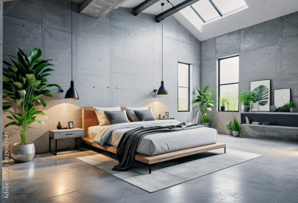 Interior design idea of a minimalistic modern apartment room Interior design idea of a minimalistic modern apartment room