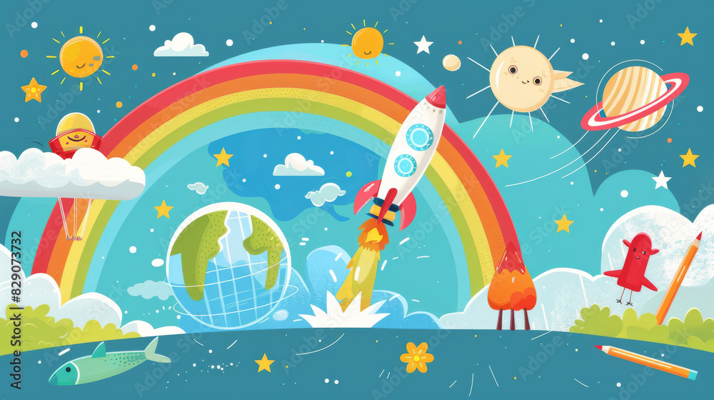 International children's day concept International children's day concept