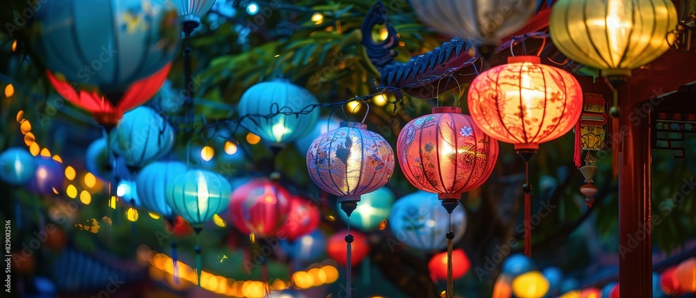 Lanterns the Streets. A Cultural Vesak's Lanterns Embrace the Streets, Weaving a Vibrant Display of Tradition, Faith, and the Joy of Celebration Lanterns the Streets. A Cultural Vesak's Lanterns Embrace the Streets, Weaving a Vibrant Display of Tradition, Faith, and the Joy of Celebration