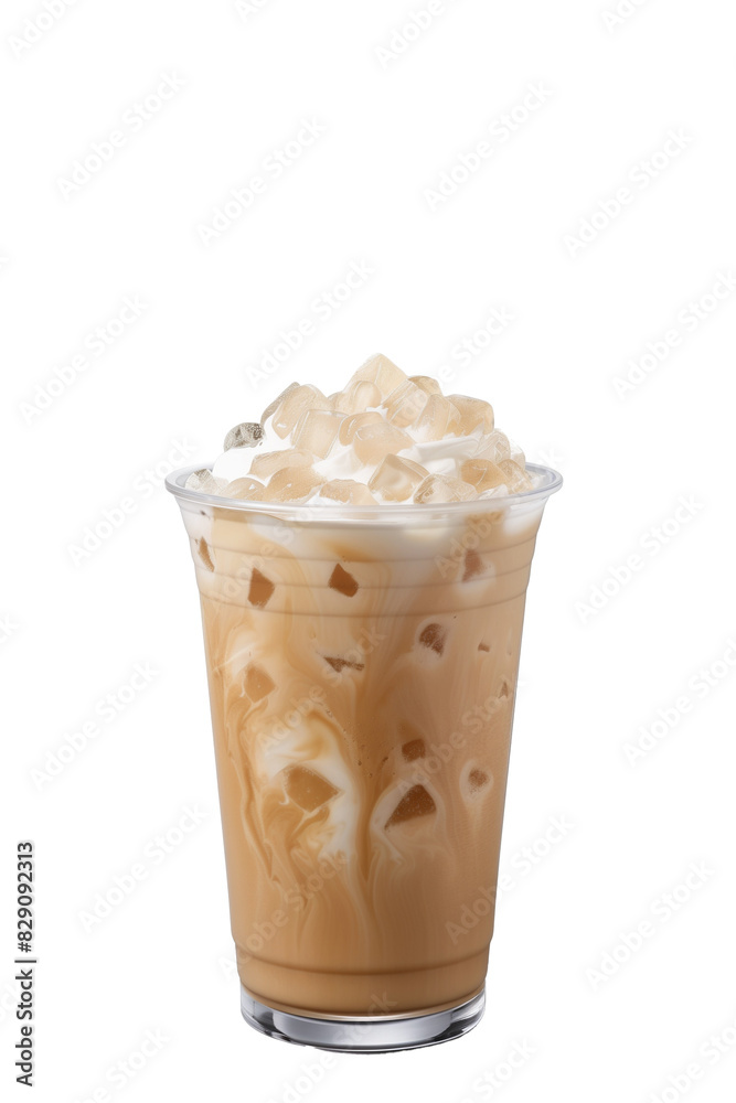 iced coffee in a plastic container, transparent png no background iced coffee in a plastic container, transparent png no background