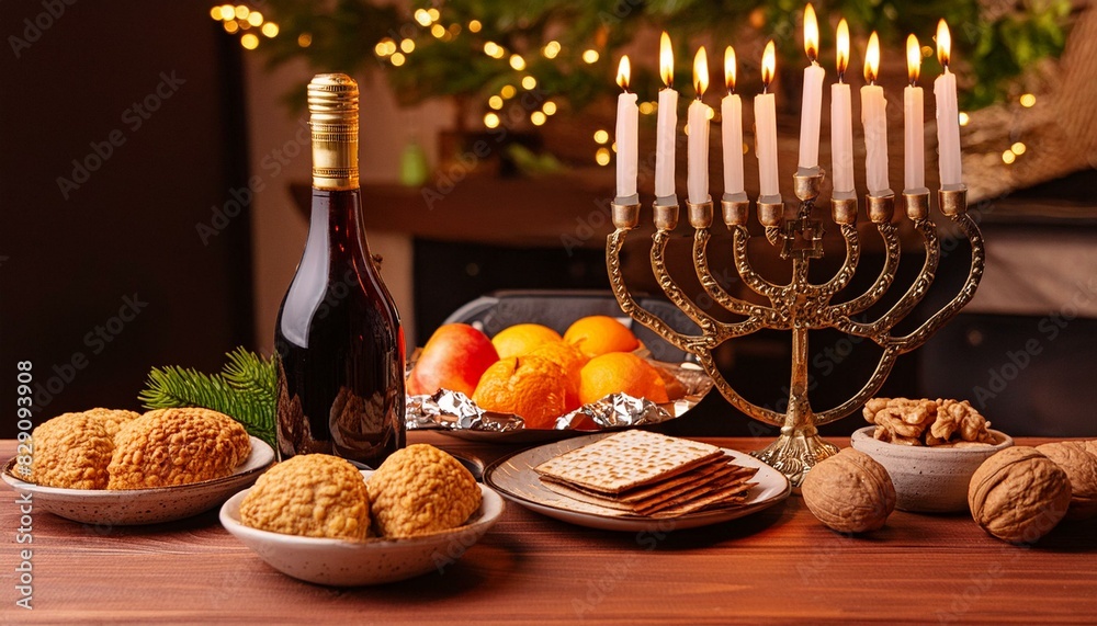 Beautiful festive still life for the Jewish Passover. Beautiful festive still life for the Jewish Passover.