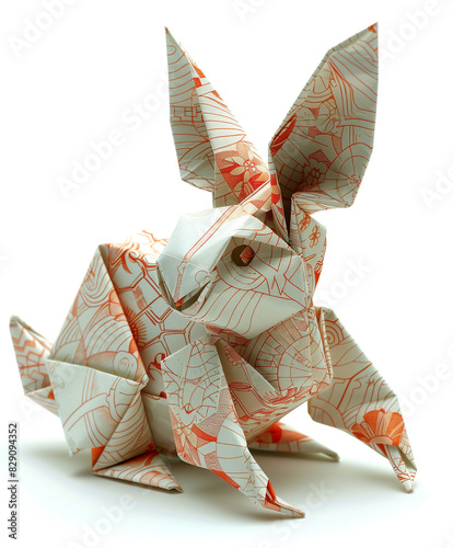 origami paper bunny