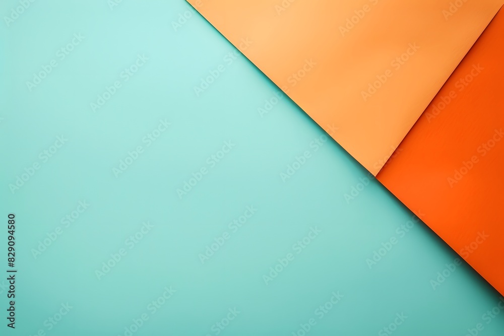 Close-up vibrant blue and orange backdrop Close-up vibrant blue and orange backdrop