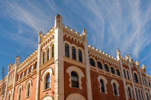 Close-up of the monastery building in monastic town of New Norcia near Perth, Western Australia, Australia