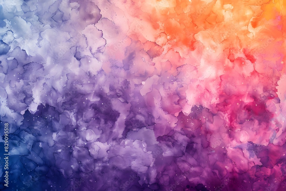 Fototapeta premium Watercolor clouds backdrop