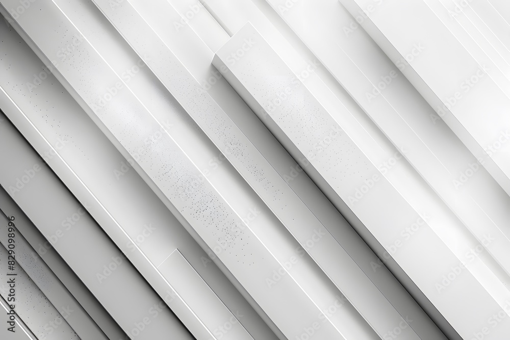 Obraz premium Close white wall lines