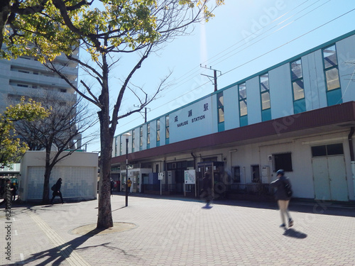 成瀬駅　駅前風景