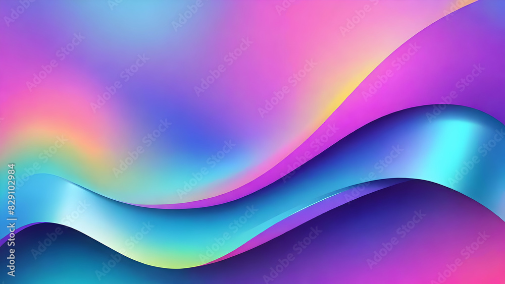 Gradient mesh abstract background. Futuristic holographic Gradient mesh abstract background. Futuristic holographic