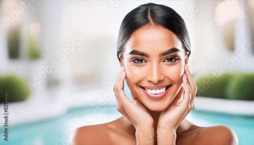 bellissima donna bellezza spa pelle liscia crema bellezza naturale piscina cura della pelle e della persona estetica estetista Free Download bellissima donna bellezza spa pelle liscia crema bellezza naturale piscina cura della pelle e della persona estetica estetista - GFXLoad