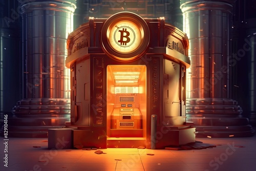 Financial Revolution: Bitcoin's integration into banking reshapes finance, fostering trust, stability, and broad institutional acceptance, heralding new era of digital asset integration. AI-generated