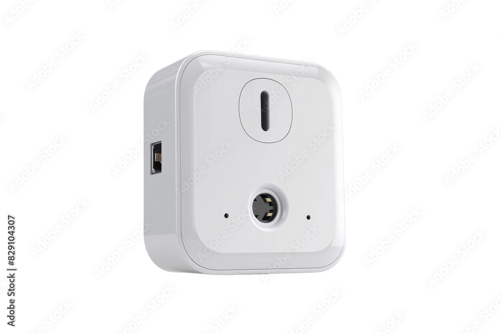 Sleek Smart Plug Isolated on Transparent Background Sleek Smart Plug Isolated on Transparent Background