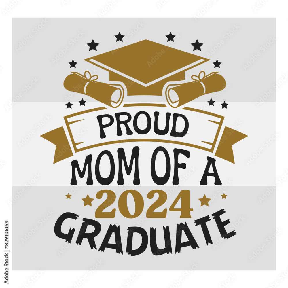 Proud Mom Of A Graduate of Svg, Proud Dad Svg, Graduation T Shirt ...