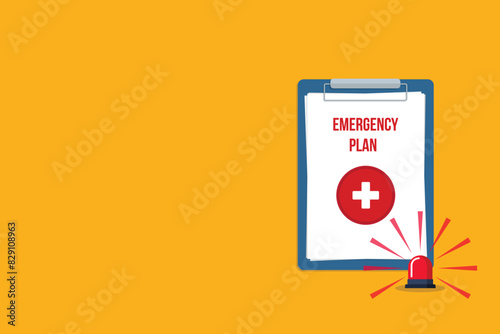 Emergency plan paper documents