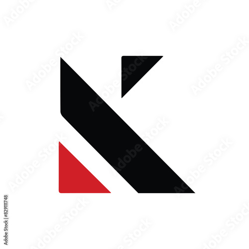 Free Download K monogram logo design. Unique and creative letter K icon. Minimal initial symbol.  Modern alphabet, branding letters.  - GFXLoad