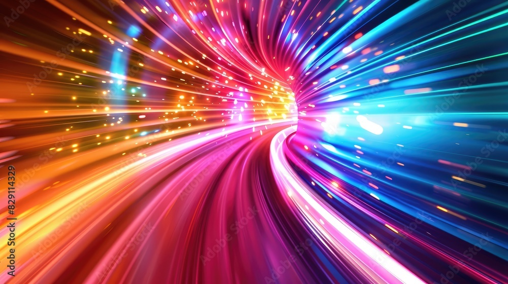 Vibrant speed motion background with colorful acceleration Vibrant speed motion background with colorful acceleration