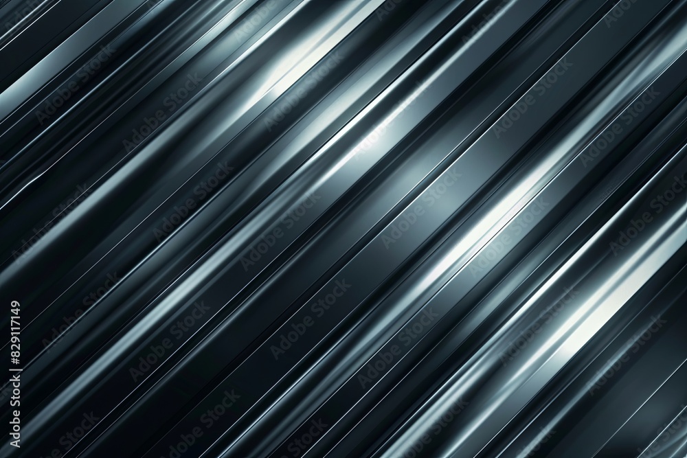 Futuristic High-Tech Lined Background with Metallic Shine High Futuristic High-Tech Lined Background with Metallic Shine High