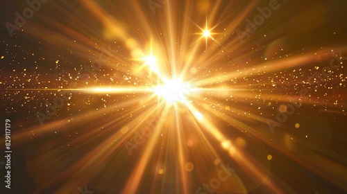 Sunlight Overlay Effects: Lens Flare and Light Transition High-Quality PNG