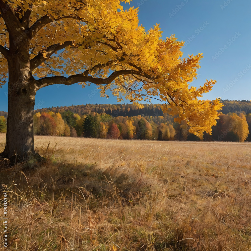 Fototapeta premium autumn in the park