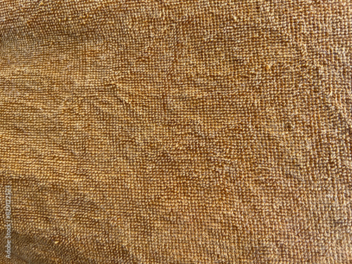 close up of brown textile background