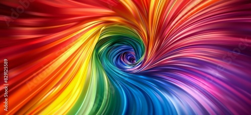 Vibrant abstract color swirl background