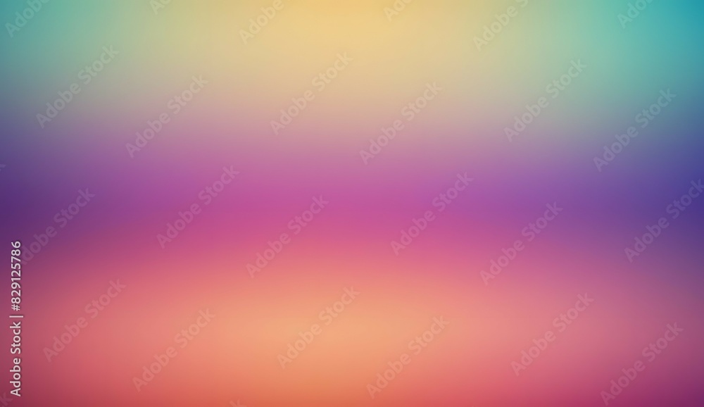 Abstract blurred grainy gradient background texture. Colorful digital grain soft noise effect pattern. Lo-fi multicolor vintage retro. Relaxed rainbow wallpaper