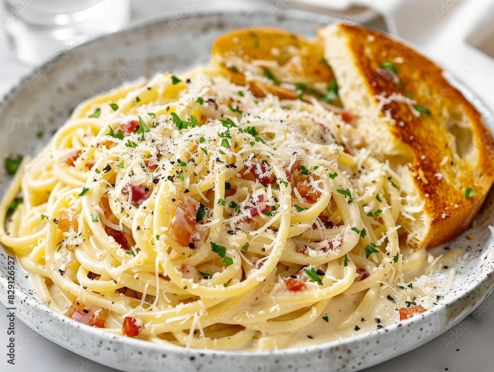 Delicious pasta dish with tomatoes and parmesan cheese Delicious pasta dish with tomatoes and parmesan cheese