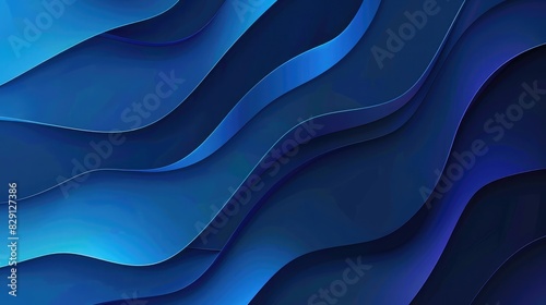 Abstract blue background with clean lines and subtle gradient transitions for a modern aesthetic