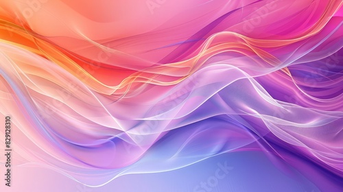 Wallpaper Mural Abstract colorful wave background featuring intricate wave patterns and soft gradients Torontodigital.ca
