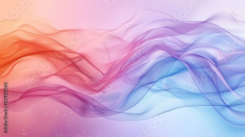 Abstract colorful wave background with delicate wave textures and bright gradient effects