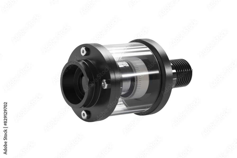 High-Precision O2 Sensing Device Isolated on Transparent Background High-Precision O2 Sensing Device Isolated on Transparent Background