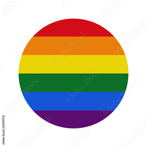 Gay rainbow flag