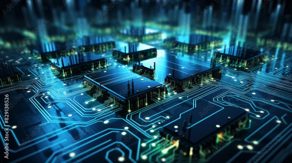 High-tech circuit board patterns High-tech circuit board patterns