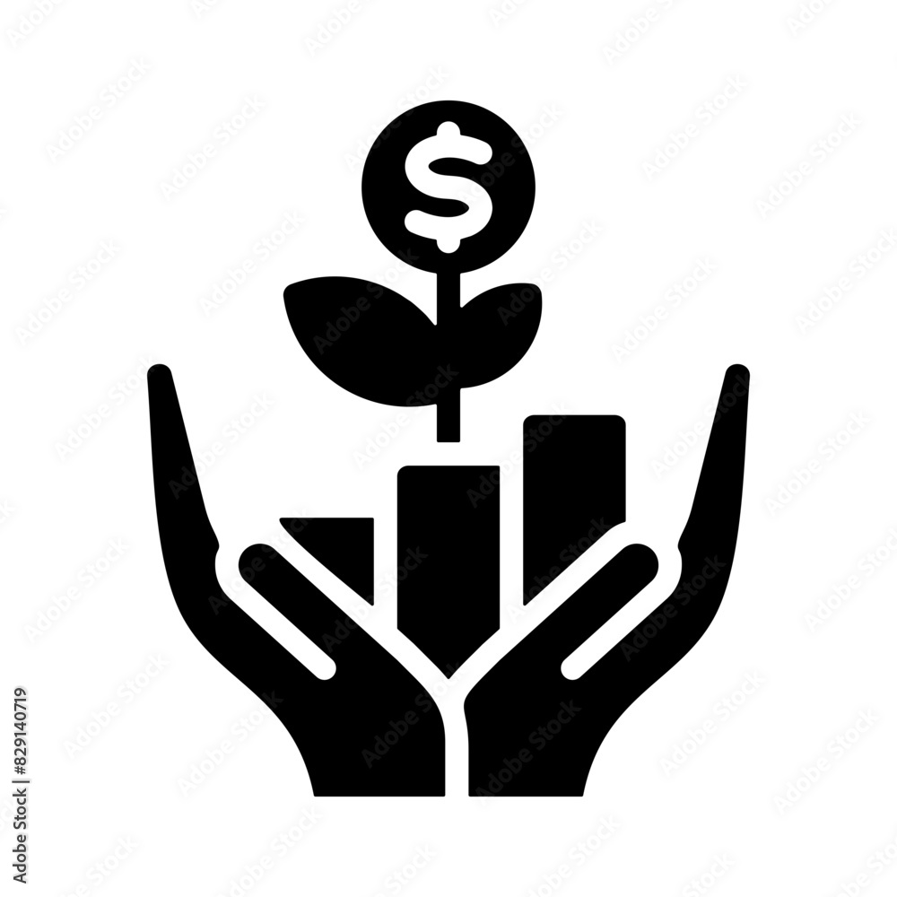 Obraz premium Investing Icon