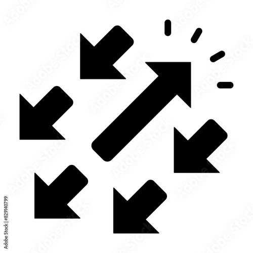 Fotografie Contrarian Investing Icon