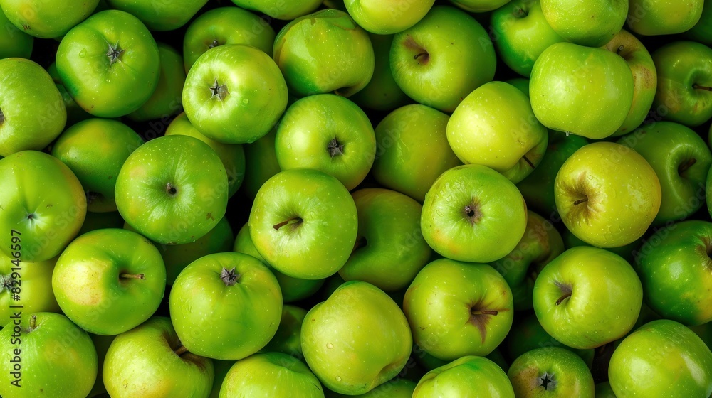 Green Apple Background, pile of green apples Green Apple Background, pile of green apples