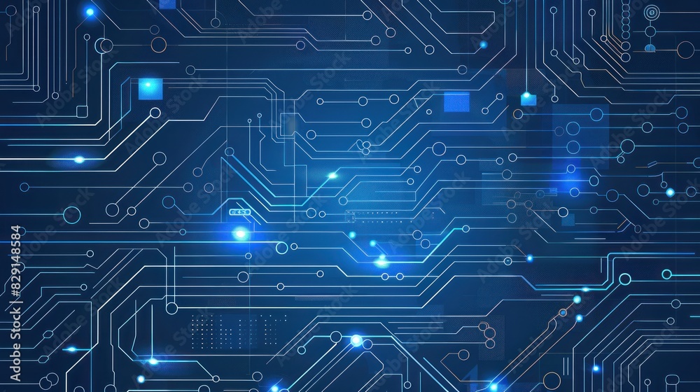 Electronic circuit board. Technology Concept ,Microchip CPU Processor Circuit Board. Digital Line Electronic circuit board. Technology Concept ,Microchip CPU Processor Circuit Board. Digital Line
